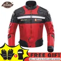 DUHAN Red giacca da Moto uomo Motocross tuta da corsa Body Armor protezione da Moto Set di