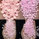 50 stücke Multi rosa Harz Serie Nail Art Charms Kawaii Blume Nagel Strass Dekorationen DIY Maniküre