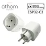Athom vor geflasht esp32c3 eu wifi stecker für esphome funktioniert mit der Überwachung des