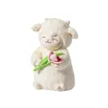 Super weiche Puppe süße weiße Schafe lam halten Tulpe Blume Plüsch puppe weiches gefülltes Lamm mit