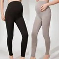 Leggings premaman elastici a vita alta Skinny per le donne incinte supporto per la pancia Leggins