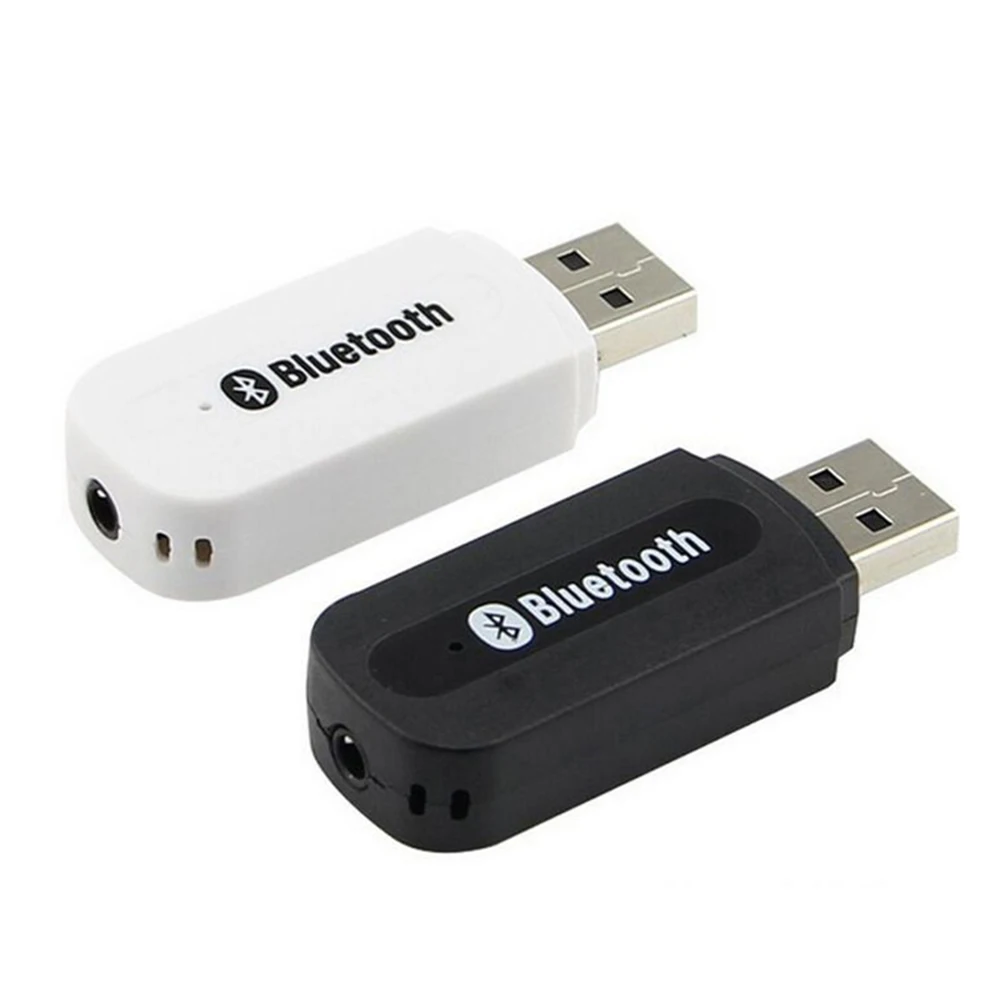 Ricevitore stereo musicale con jack AUX Amplificatore per altoparlanti compatibile con Bluetooth Adattatore audio wireless USB BT da 3,5 mm
