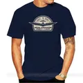 Feeling Unique Goldwing-Retro Mens Tee manica corta divertente maglietta nera moda T-Shirt uomo