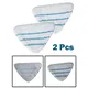 2pcs =Washable Mop Cloths For BELDRAY BEL0636 Microfibre Steam Cleaner Mop Pads Household Supplies