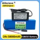24V 58Ah 7s3p 18650 battery lithium battery 24v 58000mAh electric bicycle moped electric lithium ion