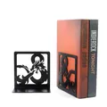 2Pcs Color Dragon Book Ends Heavy Book Stand Book rack Hollow Iron Bookends Stand Shelf Home Desk