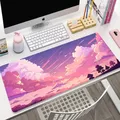 Sky Clouds Large Mouse Pad Pink Big Computer Mousepads 100x50cm Gaming Mousepad Office Keyboard Mat