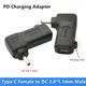 100W PD USB Type C Female Input to DC 3.0mm x 1.1mm Power Charging Adapter for Acer Chromebook 11 13