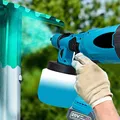 800ML Electric Spray Gun Cordless Paint Sprayer Auto Furniture Steel Coating Airbrush Compatible For