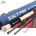 Maximumcatch Saltpro 8-12WT 9FT 4SEC Saltwater Fly Fishing Rod 30T+40T SK Carbon Fast Action Fly Rod