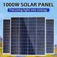 Photovoltaic Solar Panel 500W1000W 12V Power Bank Kit 100AController Solar Plate For