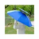 Fishing Umbrella Hat Camouflage Silver Plastic Hat Umbrella Outdoor Foldable Golf Fishing Camping