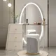 Desk Organizer Mobile Dressing Table Bedroom Luxury Storage Bed Side Vanity Chair Nordic Modern