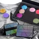 Empty Magnetic Palette with Mirror Eyeshadow Organizer Creative DIY Refill Cosmetics Box for Blusher