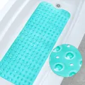 Non-Slip PVC Bath Mat with Suction Cup Bathroom Bathtub Mats 100cm * 40cm 1PC