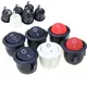 1pc 22mm Red Black White ON/OFF Round Rocker Toggle Switch 6A/250VAC 10A 125VAC Power switch cap