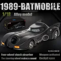 1/18 Original Batmobile Alloy Car Model Children's Toy Car Model Decoration Collection Cool Lights