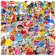 10/30/50/100Pcs Cute Disney Mix Anime Mickey Mouse Stitch Cartoon Stickers Skateboard Laptop Phone