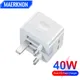 40W PD3.0 USB Type C Charger Phone Charger for iPhone 15 14 13 Xiaomi Huawei Smartphones High-Speed