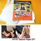 10Sets A4 Art Tattoos Paper DIY Waterproof Temporary Tattoo Skin Paper with Inkjet laser Printing