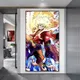 One Piece King Face Painting Fifth Gear Road Feinica Form Poster Anime Decoration Boys Bedroom