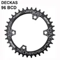 DECKAS-Plateau de vélo Coroa BCD plateau de vélo 36T 34 T étroit et large 96BCD 36 34 dents