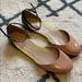 J. Crew Shoes | Jcrew Ankle Strap Flats | Color: Tan/Brown | Size: 8.5