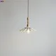 Grands Luminaires Suspendus LED en Céramique 30cm Douille en Bois et Cuivre pour Décoration de
