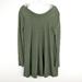 Free People Dresses | Free People | Green Long Sleeve Top- E75 | Color: Green | Size: M