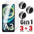 Étui de protection en verre 6 en 1 pour Xiaomi Redmi A3 4G Film de Guatemala Redmy A3 A 3 3A