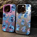 Coque de téléphone Disney Stitch coque pour Apple iPhone 14 Pro Max 13 14 Plus 12 Mini 11 Pro Poly