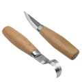 Couteau de travail ergonomique en bois pour débutant crochet à ciseau outils de calcul travail