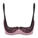 Soutien-gorge push-up à armatures pour femmes soutien-gorge à demi-tasse bretelles spaghetti