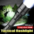 Lampe de poche tactique militaire la plus puissante Rechargeable par USB lumière tactique à