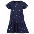 BLUE SEVEN - Shirtkleid Rainbow Hearts Aop In Blau, Gr.98