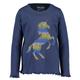 BLUE SEVEN - Langarmshirt Friendship – Horse In Dunkelblau, Gr.92