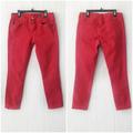 J. Crew Jeans | J. Crew Toothpick Ankle Red Denim Skinny Jean 27 | Color: Pink/Red | Size: 27