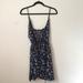 Urban Outfitters Dresses | Floral Urban Outfitters Dress | Color: Black/Blue | Size: L