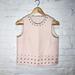 Kate Spade Tops | Kate Spade Madison Avenue Pink Top W/ Silver Studs | Color: Cream/Pink | Size: 2