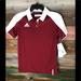 Adidas Tops | Adidas Collegiate Burgandy Polo; Sz S | Color: White | Size: S