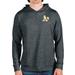 Men's Antigua Heathered Charcoal Oakland Athletics Absolute Pullover Hoodie