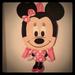 Disney Accessories | Disney Minnie Mouse Plush Backpack | Color: Pink/Tan | Size: Osg
