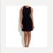 Madewell Dresses | Madewell-“Gallerist” Black Cut Out Flare Dress | Color: Black | Size: 10