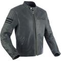 Segura Track Motorcycle Leather Jacket, black-grey, Size XL