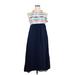Roxy Casual Dress - Maxi: Blue Dresses - Women's Size X-Large