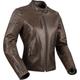 Segura Laxey Veste en cuir de moto dames, brun, taille 48 pour Femmes