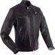 Segura Riverton Blouson en cuir de moto, noir-gris, taille S