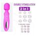 G Spot Adult Sex Toy Upgraded Electric Double-Ended Available Cordless Shoulder Neck Back Relaxation Massage Wand Handheld Portable Wireless Travel Home Work Sports Relieve Deep Tissue Muscle Pain F