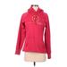 Nike Pullover Hoodie: Red Solid Tops - Women's Size Small