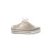 Mule/Clog: Ivory Stars Shoes - Women's Size 37